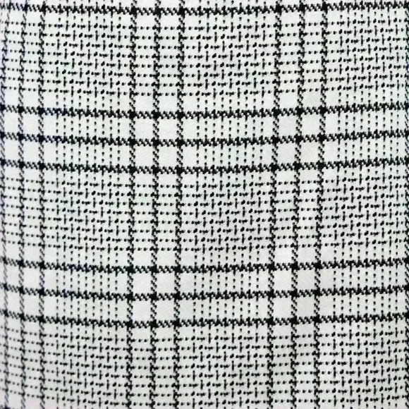 WHBM Black & White Plaid A-Line Mini Skirt – Size 10 - Picture 6 of 8